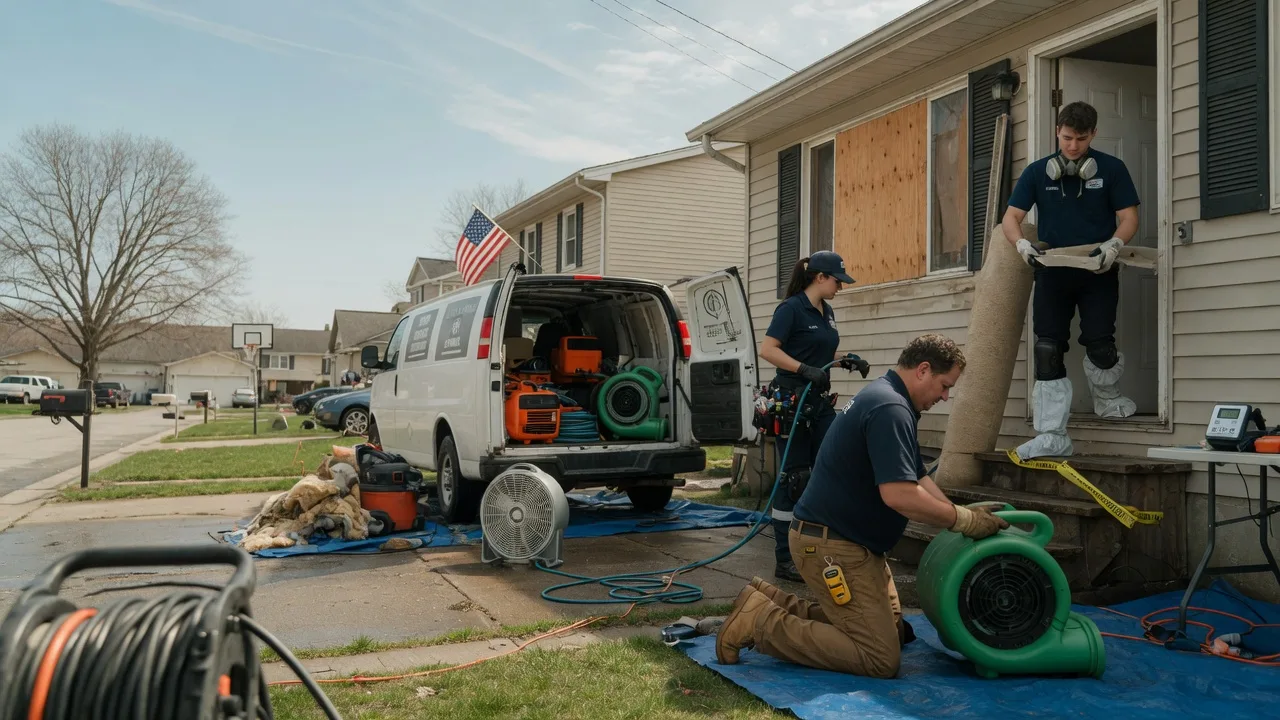 Water Damage Restoration in Bairoil, WY near me